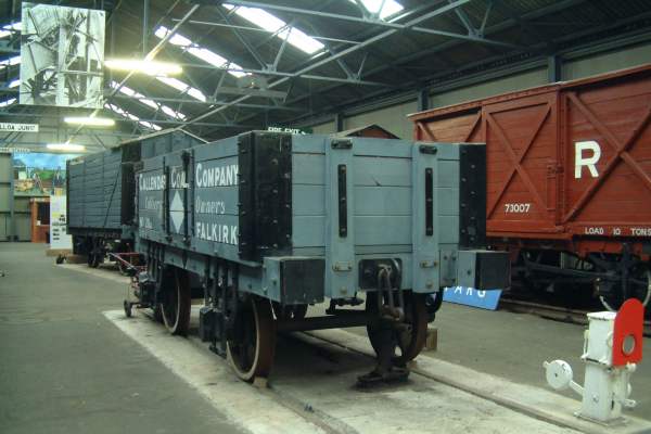 Mineral Wagon, Callendar Coal Company No.286, dumb buffers