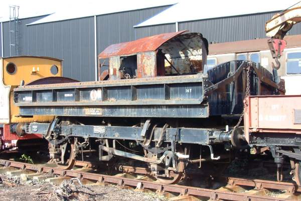 14 ton Mermaid side tipping wagon, British Railways No.DB989521