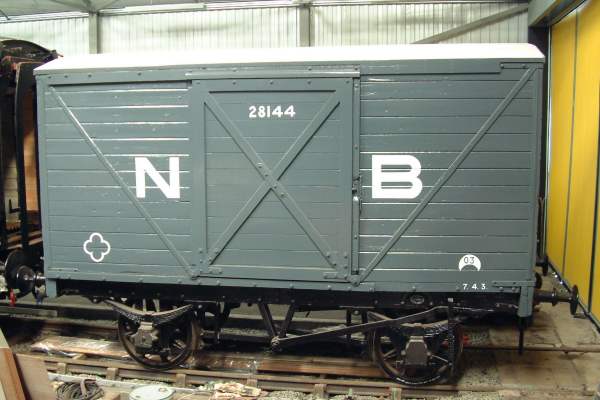 10 ton Covered Van, North British Railway No.28144 (original number unknown)