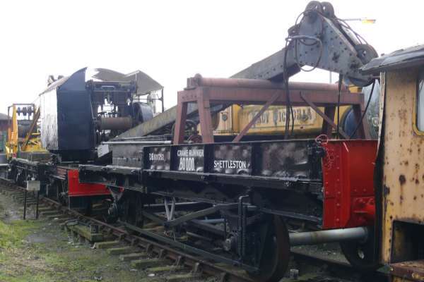 22 ton Plate Wagon, British Railways No.DB931752 (crane runner)